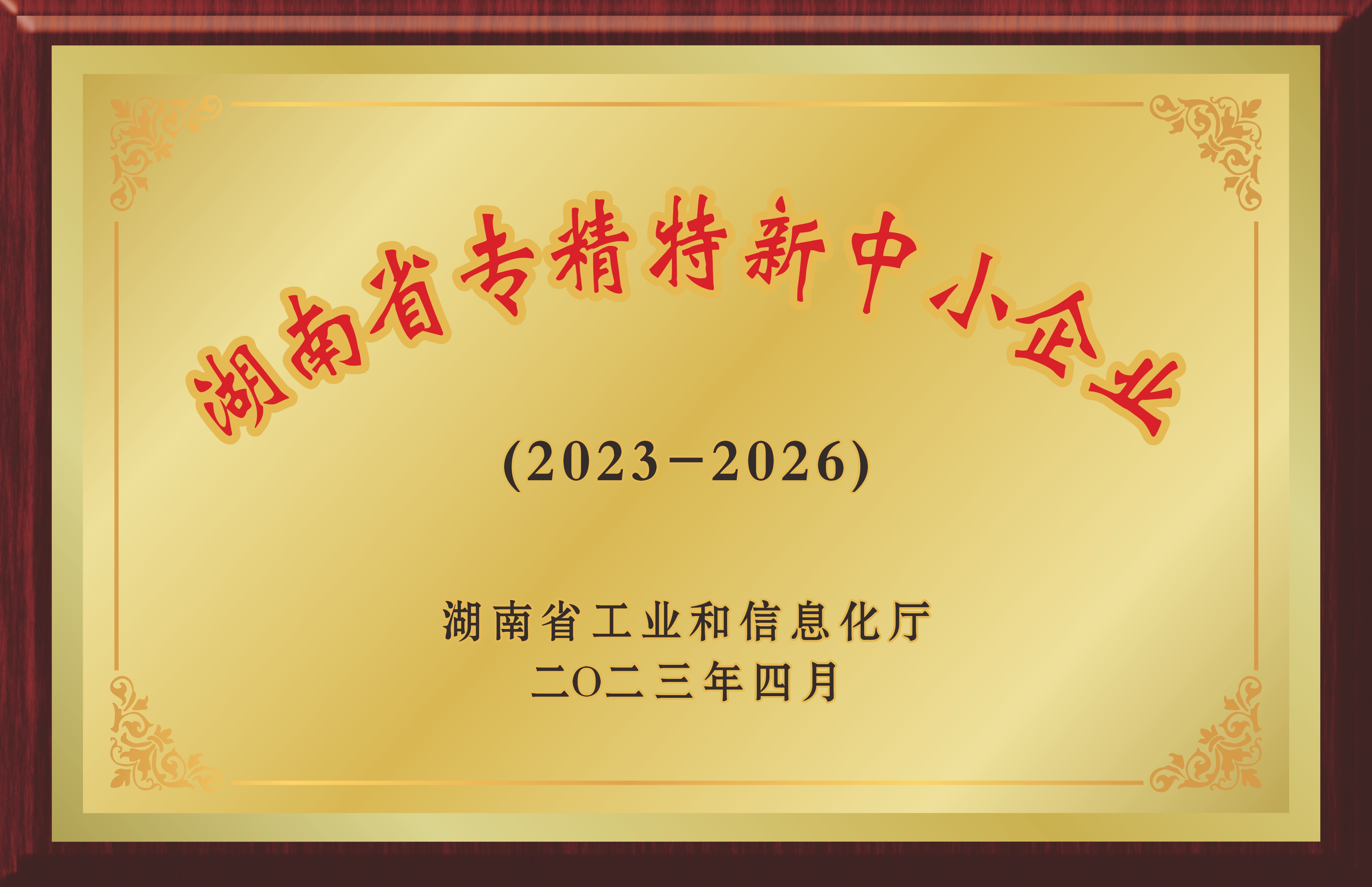 湖南省QY千亿球友会专精特新中小企业